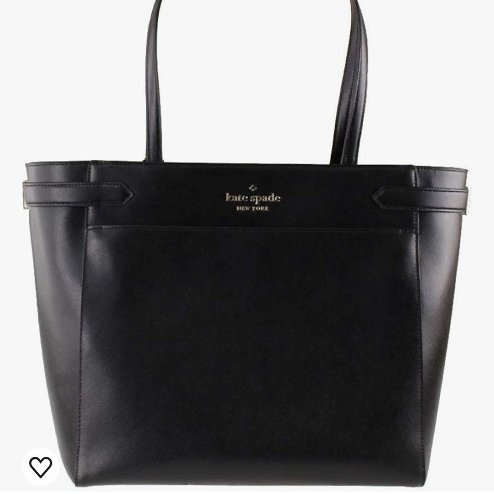 Kate Spade Staci large black laptop tote